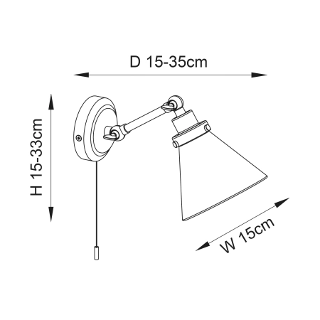 Kinkiet łazienkowy chromowany szklany IP44 93853 z serii Faraday - Endon Lighting