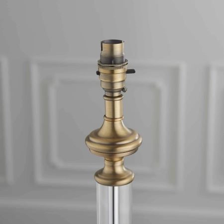 Podstawa lampy stołowej mosiężna szklana 51cm 94350 z serii Avebury - Endon Lighting
