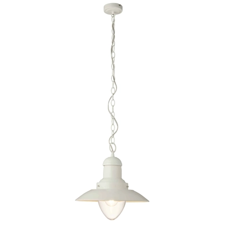 Lampa wisząca metalowa biała 33cm 94371 z serii Polperro - Endon Lighting