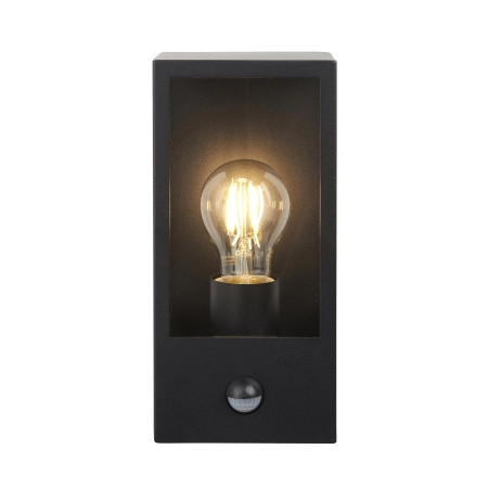 Kinkiet zewnętrzny czarny metalowy z czujnikiem ruchu 94995 z serii OXFORD - Endon Lighting
