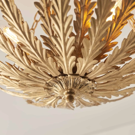 Lampa sufitowa złota metalowa 3-punktowa 95039 z serii Delphine - Endon Lighting