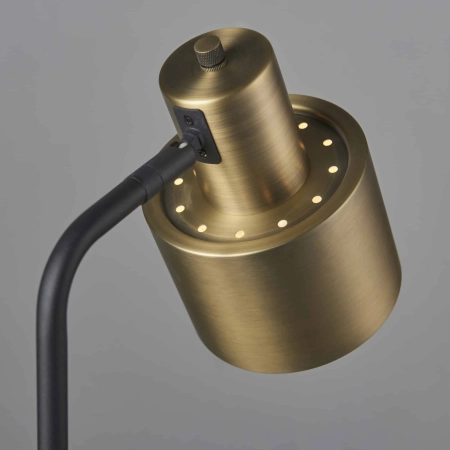 Lampa stołowa metalowa mosiężno-czarna 58,5cm 95464 z serii Mayfield - Endon Lighting