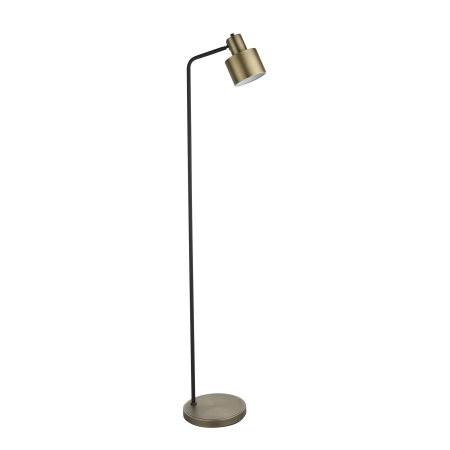 Lampa podłogowa metalowa mosiężno-czarna 148cm 95465 z serii Mayfield - Endon Lighting