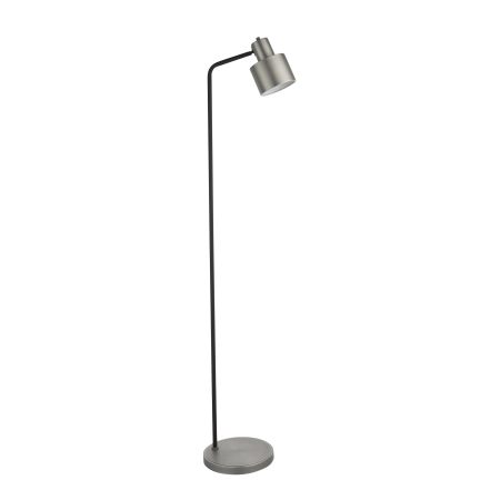 Lampa podłogowa metalowa srebrno-czarna 148cm 95471 z serii Mayfield - Endon Lighting