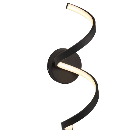 Kinkiet LED czarny spiralny 45cm 95601 z serii ASTRAL - Endon Lighting