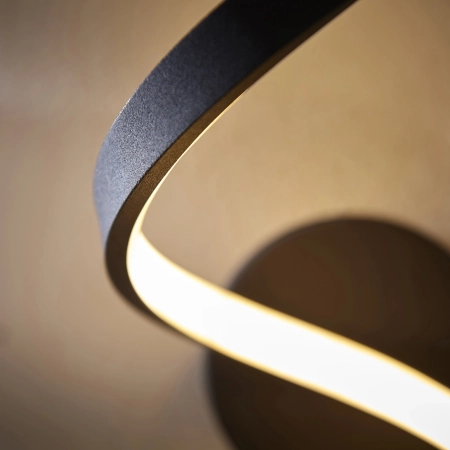 Kinkiet LED czarny spiralny 45cm 95601 z serii ASTRAL - Endon Lighting