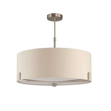 Lampa wisząca beżowa z tkaniny 3-punktowa 95834 z serii HAYFIELD - Endon Lighting