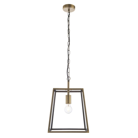 Lampa wisząca mosiężna szklana 1-punktowa 95835 z serii HURST - Endon Lighting