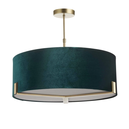 Lampa wisząca zielona welurowa 3-punktowa 95839 z serii Hayfield - Endon Lighting