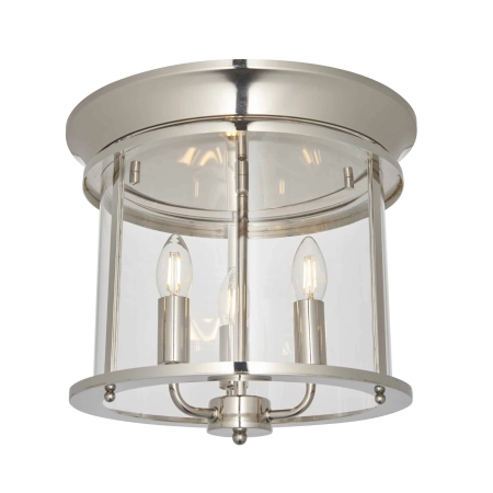 Plafon metalowy srebrny 3-punktowy 96153 z serii Hampworth - Endon Lighting