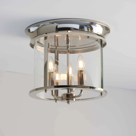 Plafon metalowy srebrny 3-punktowy 96153 z serii Hampworth - Endon Lighting