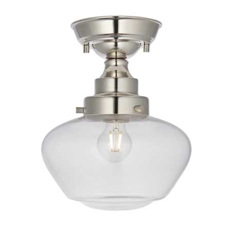 Lampa sufitowa niklowana szklana 25cm 96170 z serii Camberley - Endon Lighting