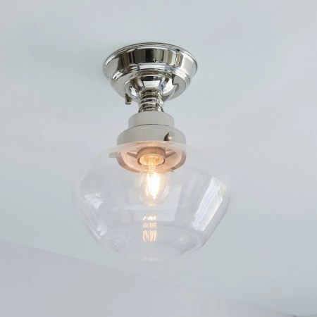 Lampa sufitowa niklowana szklana 25cm 96170 z serii Camberley - Endon Lighting