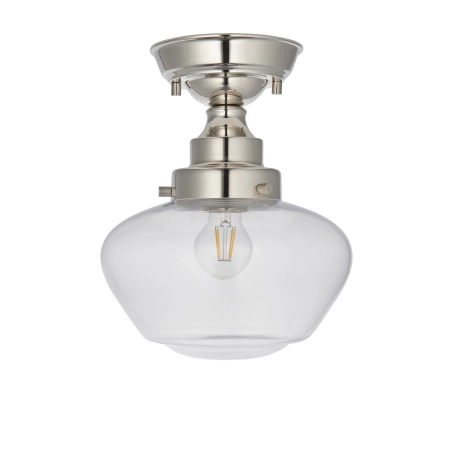 Lampa sufitowa niklowana szklana 25cm 96170 z serii Camberley - Endon Lighting