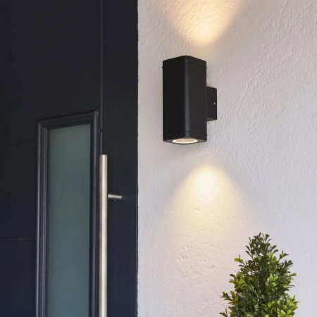Kinkiet zewnętrzny czarny metalowy 2-punktowy 96911 z serii MILTON - Endon Lighting