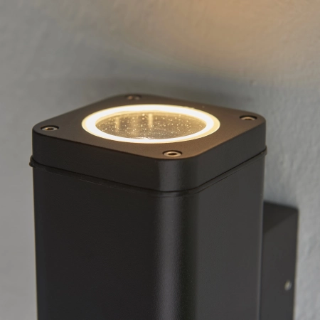 Kinkiet zewnętrzny czarny metalowy 2-punktowy 96911 z serii MILTON - Endon Lighting