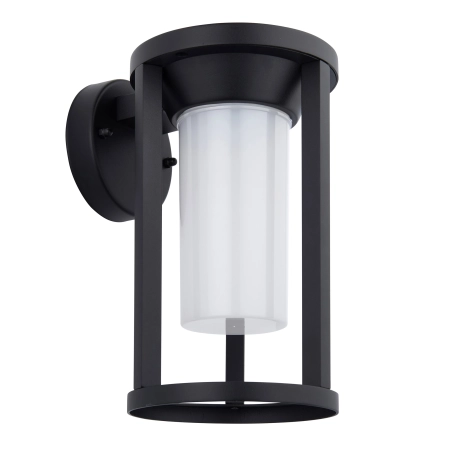 Kinkiet zewnętrzny czarny metalowy z białym kloszem 96916 z serii BRADEN - Endon Lighting