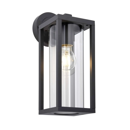 Kinkiet zewnętrzny czarny metalowy ze szkłem 96917 z serii HAMDEN - Endon Lighting