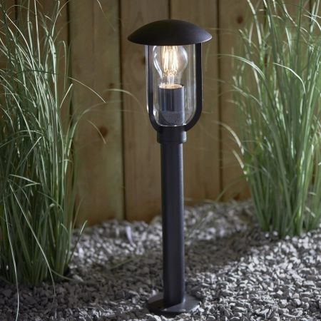 Słupek ogrodowy czarny metalowy 50cm 96923 z serii QUINN - Endon Lighting