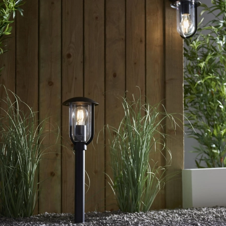 Słupek ogrodowy czarny metalowy 50cm 96923 z serii QUINN - Endon Lighting