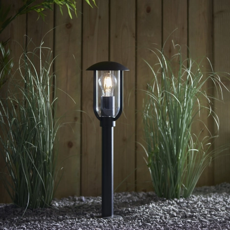 Słupek ogrodowy czarny metalowy 50cm 96923 z serii QUINN - Endon Lighting