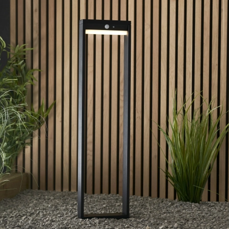 Słupek ogrodowy LED czarny z czujnikiem ruchu 80cm 96936 z serii DANNAH - Endon Lighting