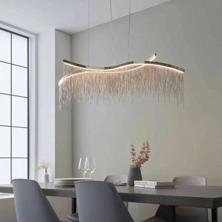Lampa wisząca chromowana LED 118cm 97219 z serii Orphelia - Endon Lighting