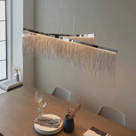 Lampa wisząca chromowana LED 118cm 97219 z serii Orphelia - Endon Lighting