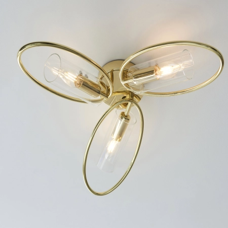 Lampa sufitowa złota metalowa 3-punktowa 97228 z serii Amari - Endon Lighting