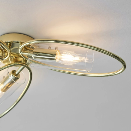 Lampa sufitowa złota metalowa 3-punktowa 97228 z serii Amari - Endon Lighting