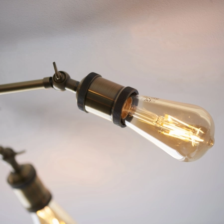 Lampa sufitowa metalowa mosiężna 5-punktowa 97244 z serii Hal - Endon Lighting
