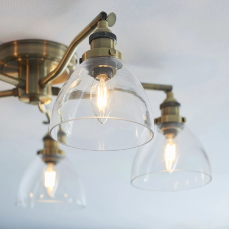 Lampa sufitowa mosiężna 5-punktowa 97248 z serii Hansen - Endon Lighting