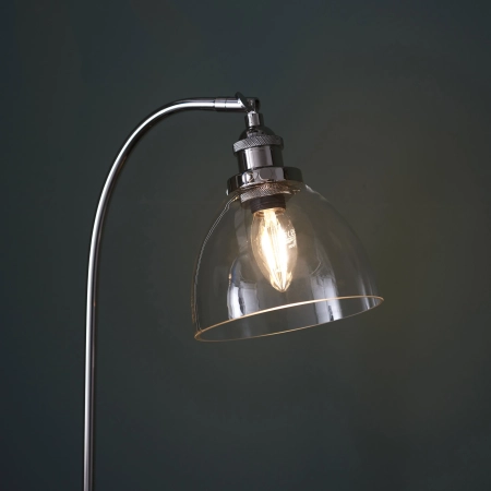 Lampa stołowa niklowana szklana 53cm 97590 z serii Hansen - Endon Lighting