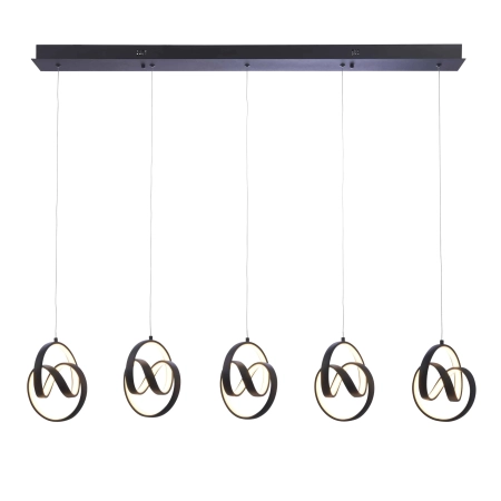 Lampa wisząca LED czarna 5-punktowa 116cm 97624 z serii COSMA - Endon Lighting