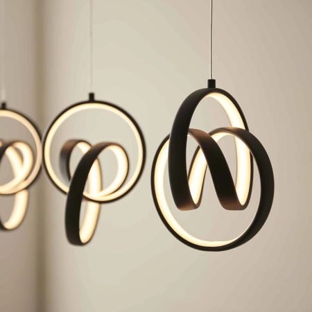 Lampa wisząca LED czarna 5-punktowa 116cm 97624 z serii COSMA - Endon Lighting