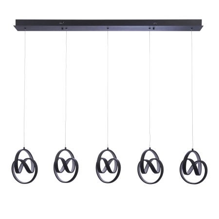 Lampa wisząca LED czarna 5-punktowa 116cm 97624 z serii COSMA - Endon Lighting