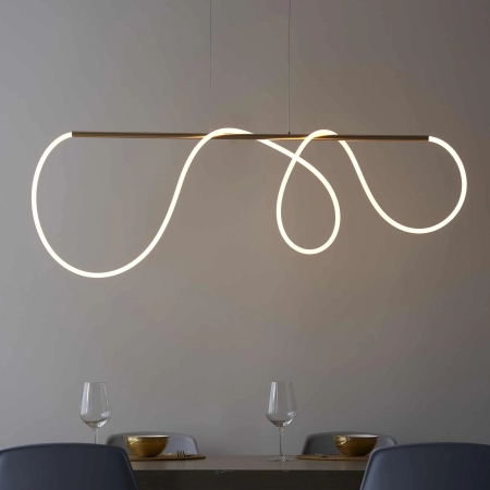 Lampa wisząca LED mosiężna nowoczesna 120cm 97629 z serii Attalea - Endon Lighting