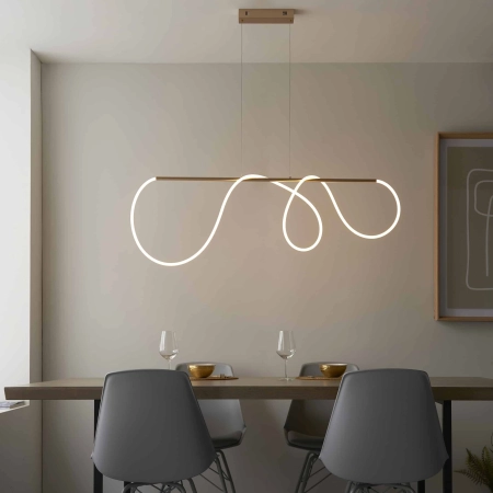 Lampa wisząca LED mosiężna nowoczesna 120cm 97629 z serii Attalea - Endon Lighting