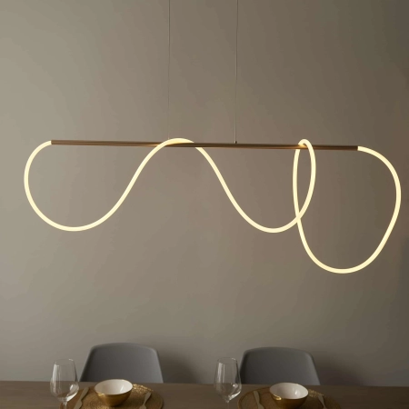 Lampa wisząca LED mosiężna nowoczesna 120cm 97629 z serii Attalea - Endon Lighting