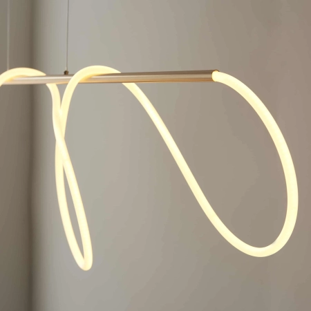Lampa wisząca LED mosiężna nowoczesna 120cm 97629 z serii Attalea - Endon Lighting
