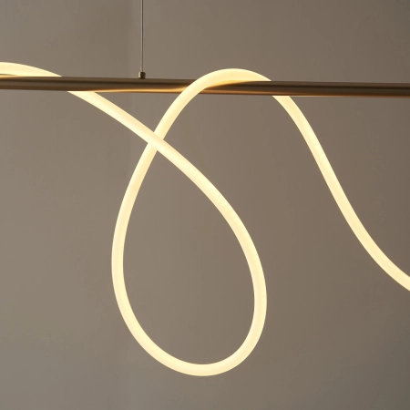 Lampa wisząca LED mosiężna nowoczesna 120cm 97629 z serii Attalea - Endon Lighting