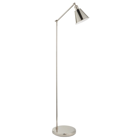 Lampa podłogowa metalowa niklowana regulowana 97835 z serii Hal - Endon Lighting