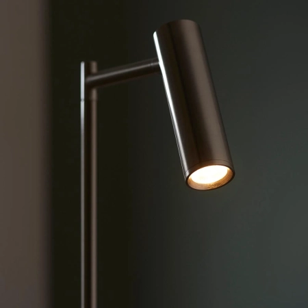 Lampa podłogowa metalowa niklowana LED 98116 z serii Dedicated Reader - Endon Lighting
