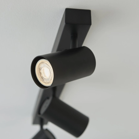 Reflektor sufitowy czarny metalowy 3-punktowy 70cm 98456 z serii REZ - Endon Lighting
