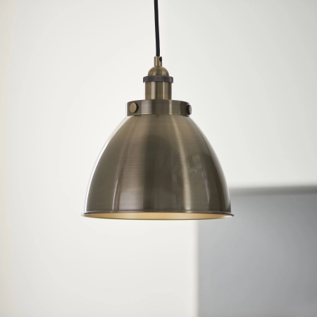 Lampa wisząca metalowa mosiężna 23,5cm 98745 z serii FRANKLIN - Endon Lighting
