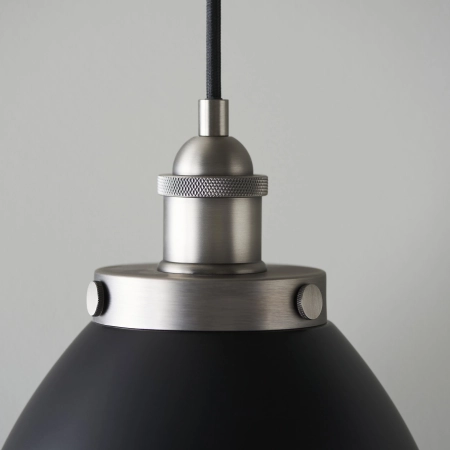 Lampa wisząca metalowa czarna 23cm 98750 z serii Franklin - Endon Lighting