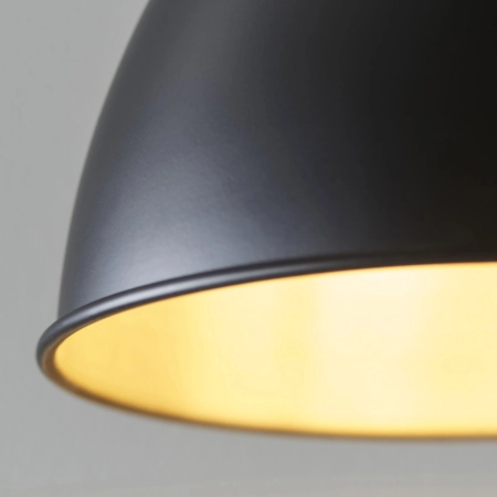 Lampa wisząca metalowa czarna 23cm 98750 z serii Franklin - Endon Lighting