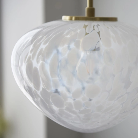 Lampa wisząca szklana mosiężna 1-punktowa 98815 z serii MALI - Endon Lighting