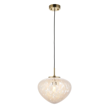 Lampa wisząca szklana mosiężna 1-punktowa 98815 z serii MALI - Endon Lighting
