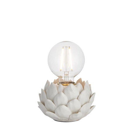 Lampa stołowa ceramiczna biała w kształcie kwiatu 99147 z serii Artichoke - Endon Lighting